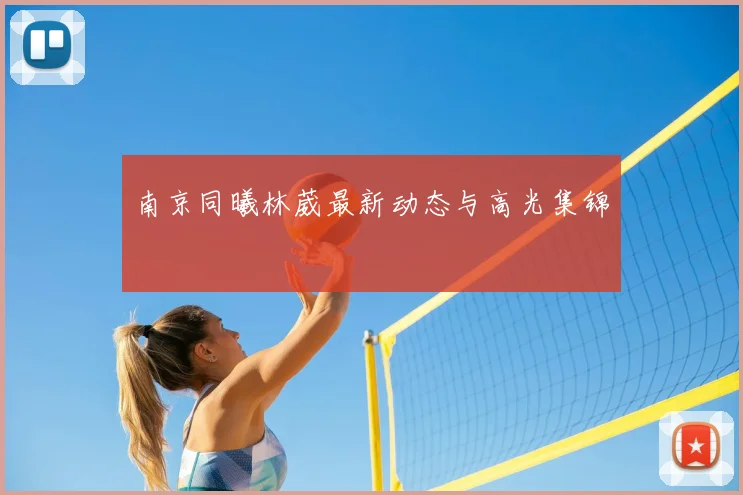 南京同曦林葳最新动态与高光集锦